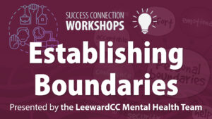 Success Connection Workshops Establishing Boundaries